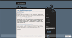 Desktop Screenshot of fanfictionideas.wordpress.com