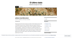 Desktop Screenshot of elultimodado.wordpress.com