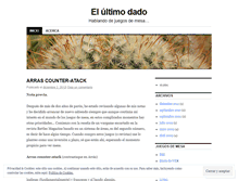 Tablet Screenshot of elultimodado.wordpress.com