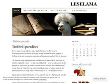 Tablet Screenshot of leselama.wordpress.com