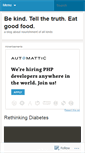 Mobile Screenshot of bekindtellthetrutheatgoodfood.wordpress.com