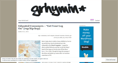 Desktop Screenshot of grhymin.wordpress.com