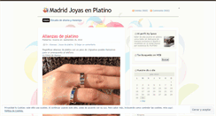 Desktop Screenshot of madridjoyas.wordpress.com