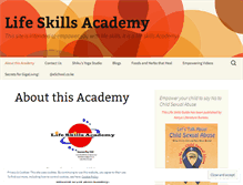 Tablet Screenshot of lifeskillshub.wordpress.com