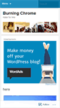 Mobile Screenshot of burningchrome.wordpress.com