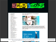 Tablet Screenshot of mynameisgossip.wordpress.com
