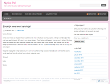 Tablet Screenshot of nynkepel.wordpress.com
