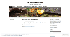 Desktop Screenshot of mucklefordforest.wordpress.com