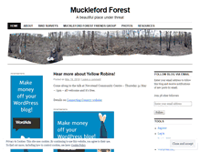 Tablet Screenshot of mucklefordforest.wordpress.com