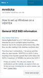 Mobile Screenshot of mrsticka.wordpress.com
