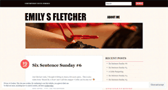 Desktop Screenshot of emilysfletcher.wordpress.com