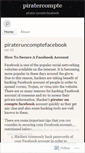 Mobile Screenshot of piratercompte.wordpress.com