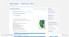 Desktop Screenshot of golfapps.wordpress.com