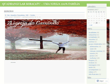 Tablet Screenshot of aigrejadocaminho.wordpress.com