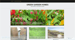 Desktop Screenshot of greengardenhomes.wordpress.com