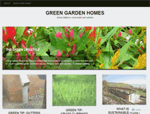 Tablet Screenshot of greengardenhomes.wordpress.com