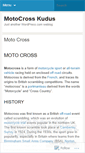 Mobile Screenshot of motocrosskudus.wordpress.com