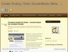 Tablet Screenshot of diesocialmediatexterin.wordpress.com