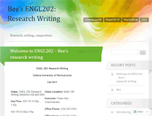 Tablet Screenshot of beengl202.wordpress.com