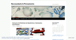 Desktop Screenshot of necessidarte.wordpress.com