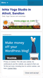 Mobile Screenshot of ishtayoga.wordpress.com