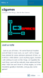 Mobile Screenshot of c3games.wordpress.com