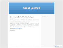 Tablet Screenshot of lukmed.wordpress.com