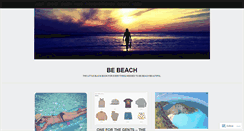 Desktop Screenshot of bebeach.wordpress.com