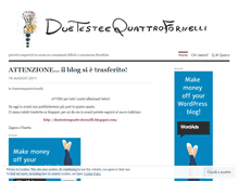 Tablet Screenshot of duetesteequattrofornelli.wordpress.com