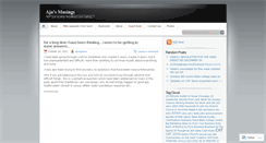 Desktop Screenshot of ajuinjesus.wordpress.com
