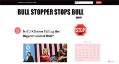 Desktop Screenshot of bullstopper.wordpress.com