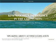 Tablet Screenshot of kfmmakingadifference.wordpress.com