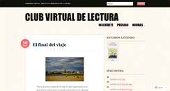 Desktop Screenshot of ciberclublectura.wordpress.com