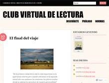 Tablet Screenshot of ciberclublectura.wordpress.com