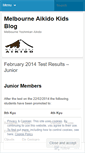 Mobile Screenshot of melbourneaikidokids.wordpress.com