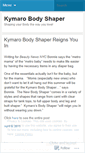 Mobile Screenshot of kymarobodyshaperinfo.wordpress.com