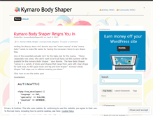 Tablet Screenshot of kymarobodyshaperinfo.wordpress.com