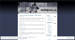 Desktop Screenshot of mattgunn.wordpress.com