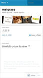 Mobile Screenshot of melgrace.wordpress.com