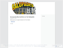 Tablet Screenshot of galopades.wordpress.com
