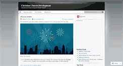 Desktop Screenshot of christianchurchdevelopment.wordpress.com