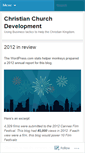 Mobile Screenshot of christianchurchdevelopment.wordpress.com