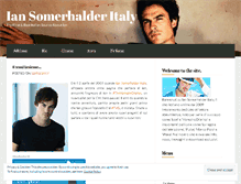 Tablet Screenshot of iansomerhalder.wordpress.com