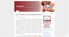 Desktop Screenshot of caapintegracao.wordpress.com