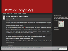 Tablet Screenshot of fieldsofplay.wordpress.com