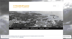 Desktop Screenshot of konstkraftljusne.wordpress.com