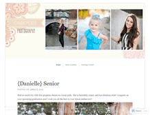 Tablet Screenshot of candismckeephotography.wordpress.com