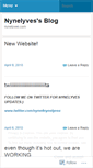 Mobile Screenshot of nynelyves.wordpress.com