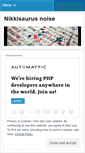 Mobile Screenshot of nikkisaurus.wordpress.com