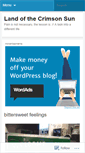 Mobile Screenshot of crimsonsun.wordpress.com